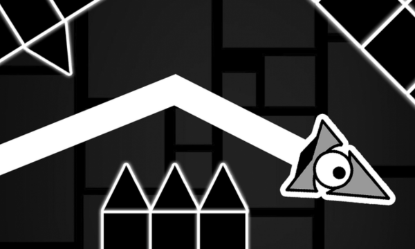 Play Geometría Dash Línea Negra online